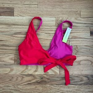 Summersalt perfect wrap bikini top: Size 6